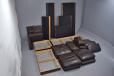 Vintage 6-seater corner sofa in brown leather | Georg Thams - view 10