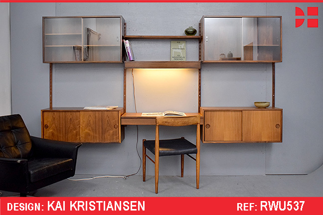 Rosewood FM-System with desk | Kai Kristiansen