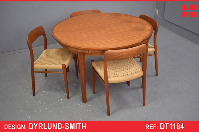 Flip Flap dining table in vintage teak | Dyrlund Smith