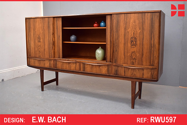 E. W. Bach design sideboard in vintage rosewood