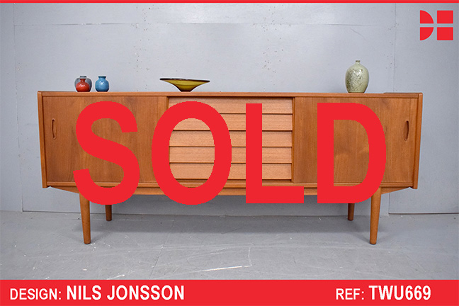 'TRIO' Sideboard in vintage teak | 1961 Nils Jonsson design