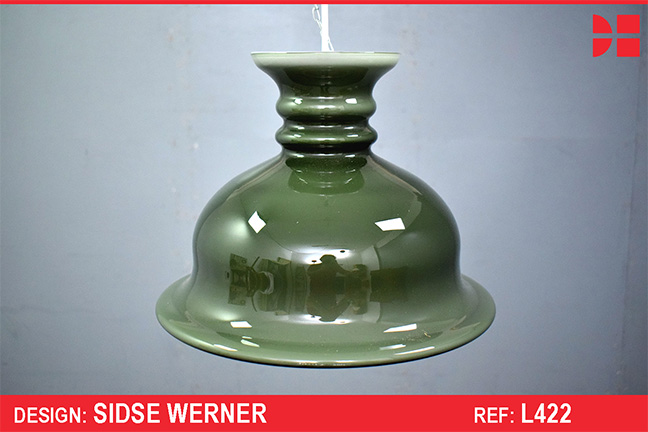 KROPENDEL Green lamp designed by Sidse Werner