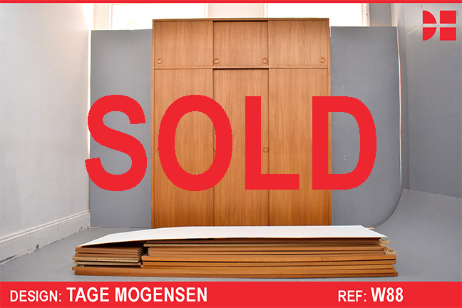 Vintage teak 3 door wardrobe | TM Line by Tage Mogensen