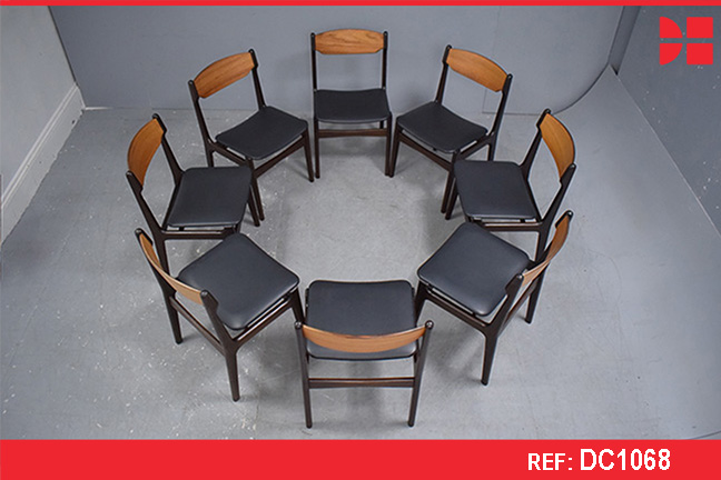 Set of 8 vintage rosewod dining chairs | Farstrup mobelfabrik