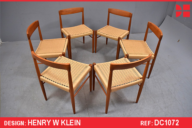 Vintage HENRY W KLEIN dining chairs | BRAMIN