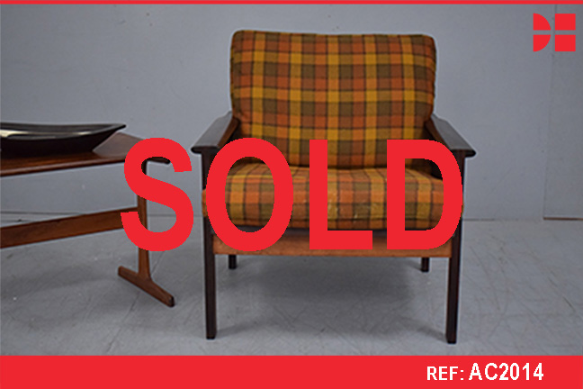 Vintage rosewood CAPELLA chair designed 1959 by Illum Wikkelso