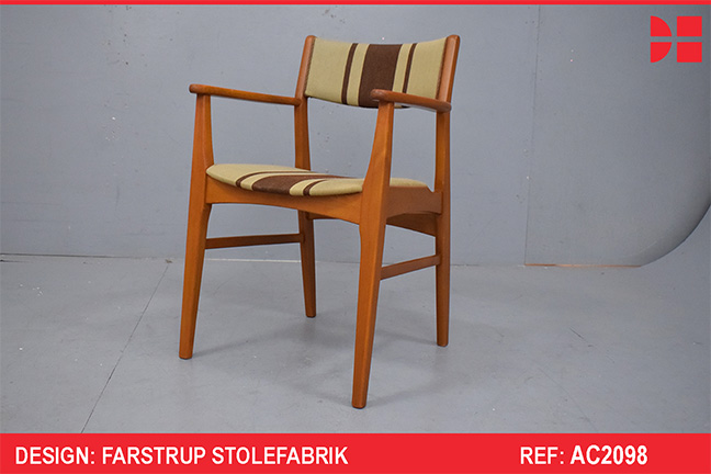 Farstrup stolefabrik vintage teak desk chair
