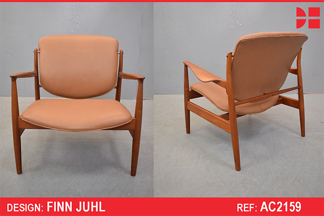 Finn Juhl vintage teak France chair