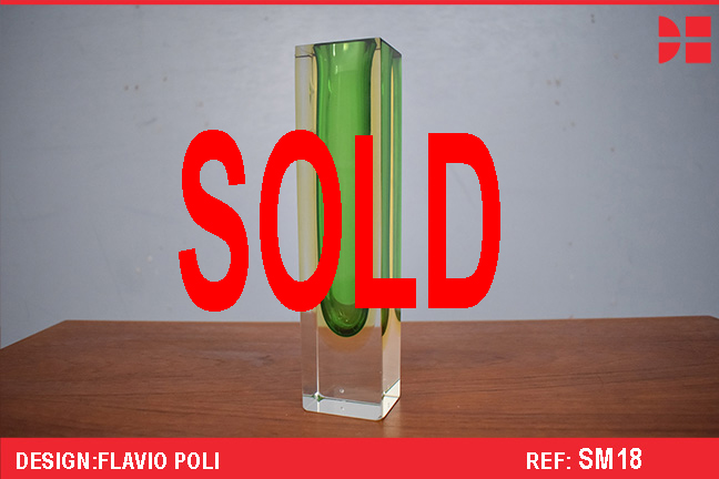 Flavio Poli Designed vase for Seguso | Tall 