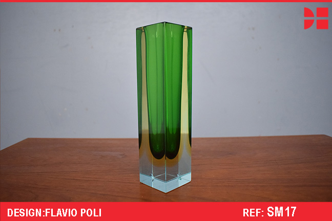 Flavio Poli Designed vase for Seguso | Short 