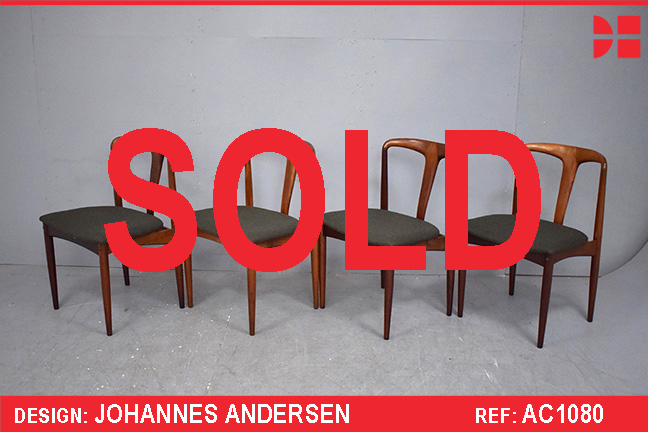 Johannes Andersen vintage rosewood dining chairs | Juliane