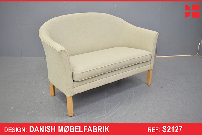 Small 2 seater curved frame sofa | Danish Mobelfabrik