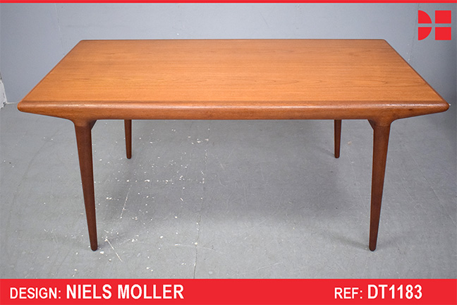 Niels Moller designed vintage teak dining table