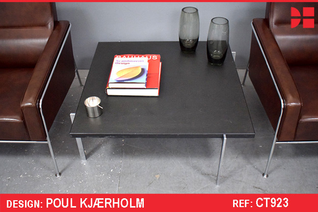 POUL KJAERHOLM lounge table | Black slate 