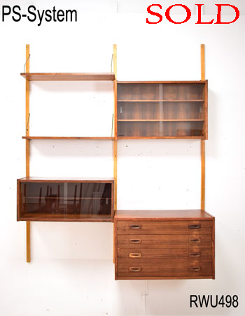 PS-system shelving | Rosewood