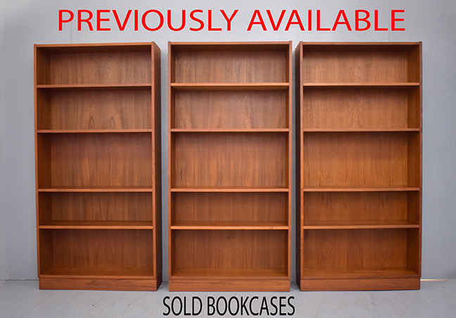 Bookcases - ARCHIVE of Danish vintage bookcase and shelving 