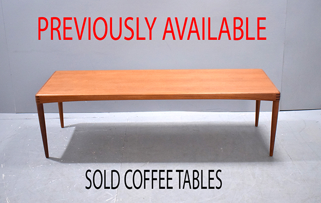 Coffee tables - ARCHIVE of Danish vintage coffee & occasional tables
