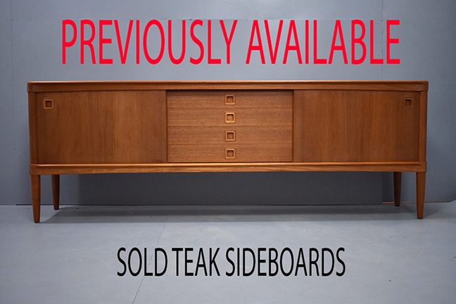 Teak cabinets - ARCHIVE of Danish vintage teak cabinets & Sideboards