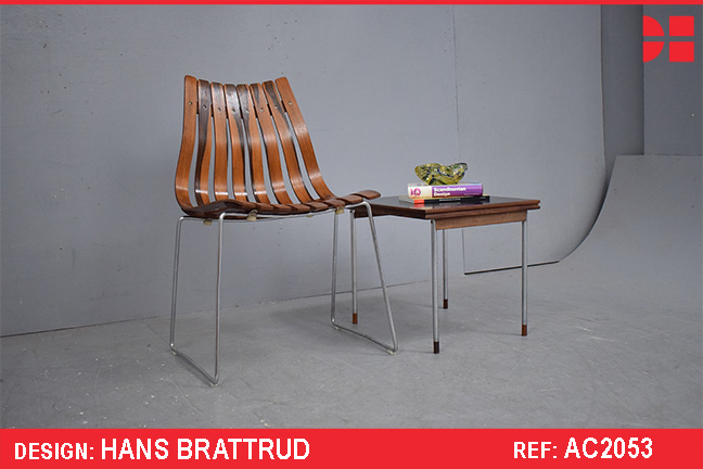 Vintage Rosewood SCANDIA chair by Hans Brattrud 