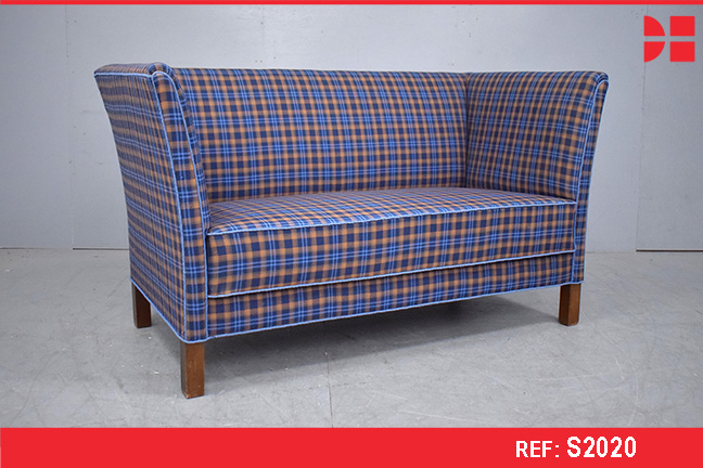 Classic 1940s Box 2-Seat Sofa