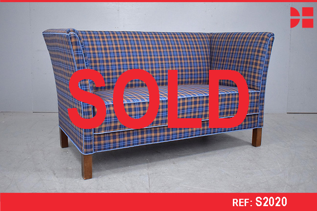 Classic 1940s Box 2-Seat Sofa