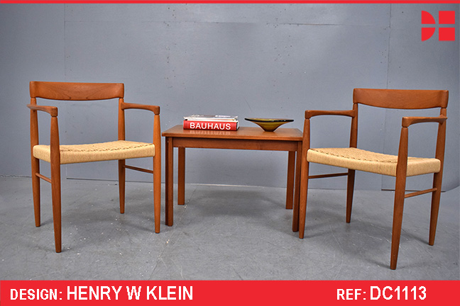 Teak Carver chair Designed by Henry W Klein | BRAMIN