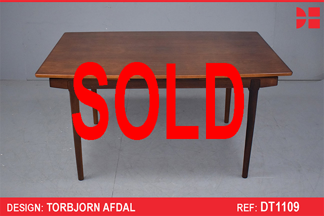 Vintage rosewood extendable dining table - VAMO Sonderborg