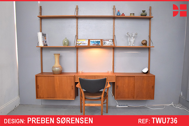 Modular 3 Bay teak PS system by Prebend Sorensen