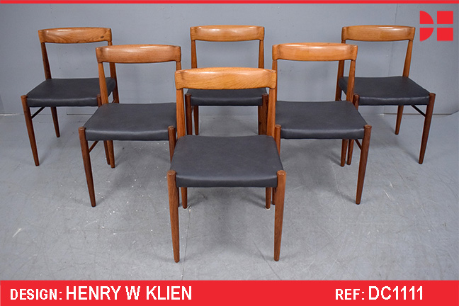 Set of 6 rosewood dining chairs | Henry W Klein