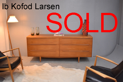 Large 6 deep drawer sideboard | Ib Kofod-larsen