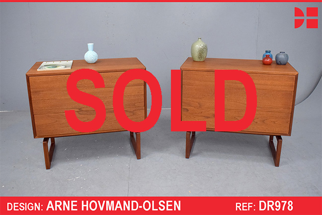 Pair of model MK500 drawers in teak | Arne Hovmand Olsen Design