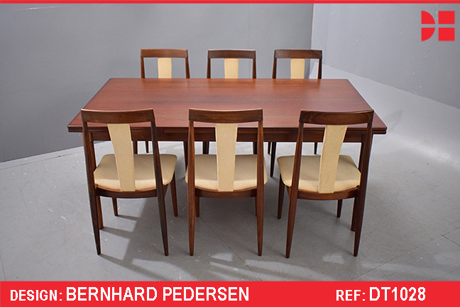 Bernhard Pedersen large dining table | Rosewood
