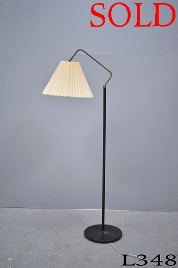1950s floor lamp with height adjustable stem