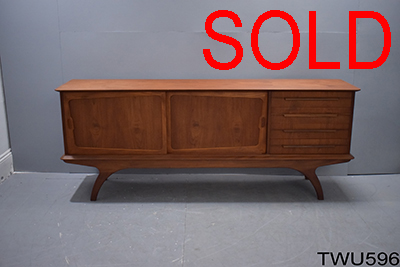 Vintage teak long & low sideboard | 1950s