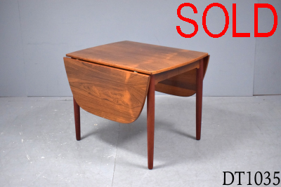 Rosewood drop leaf dining table | Danish design