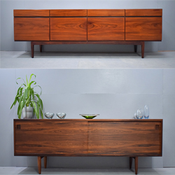 Vintage Danish cabinets & sideboards in rosewood