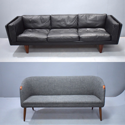 Vintage Danish sofas and settees