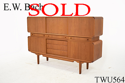 E W Bach two tier sideboard | Teak