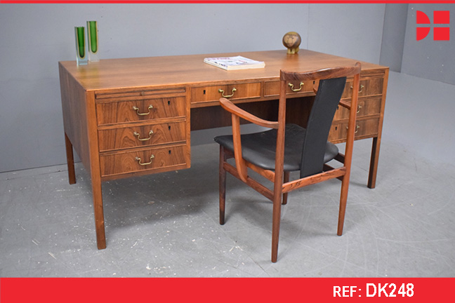 Danish executive desk | Vintage Rosewood