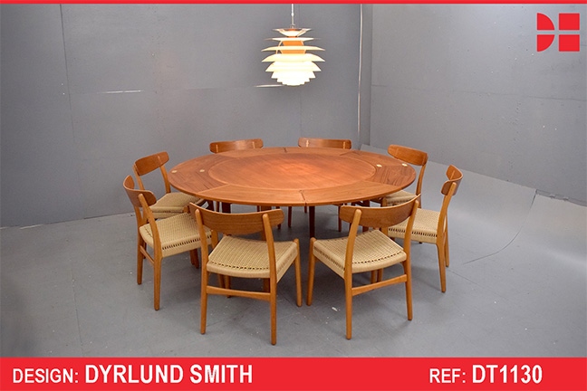 Flip Flap dining table in vintage teak | Dyrlund Smith