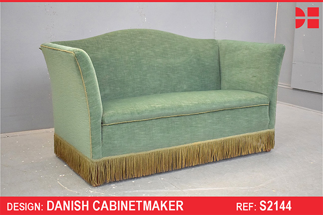 2 Seater box frame sofa produced by Danish Cabinetmaker