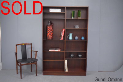 Gunni Omann double bank bookcase | Rosewood