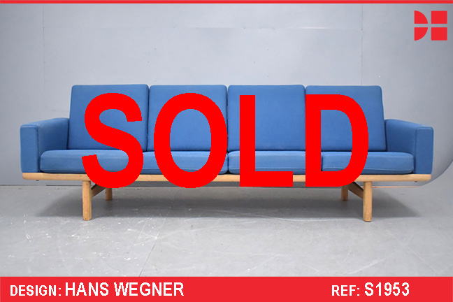 Hans Wegner 4 seat sofa in oak | GE235