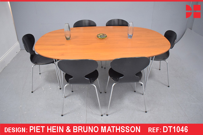 SUPERELIPSE table by Piet Hein & Bruno Mathsson | Fritz Hansen