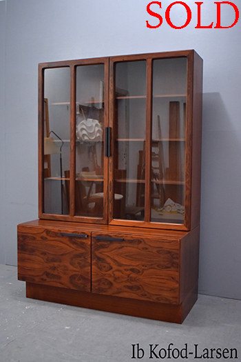 Ib Kofod-Larsen display cabinet | Rosewood