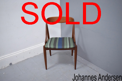 Johannes Andersen vintage teak chair | New upholstery