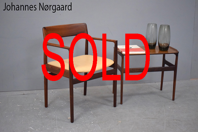 Johannes Norgaard vintage rosewood armchair | Model 125