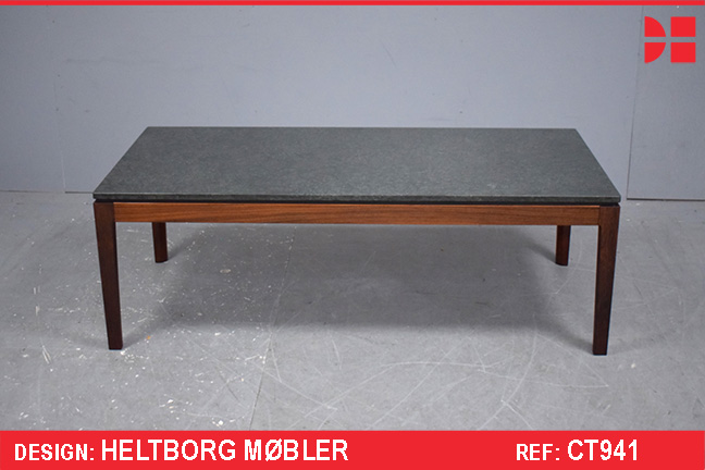 Marble top rectangular lounge table | Heltborg Mobler