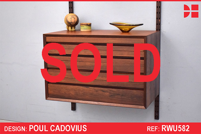Vintage rosewood CADO chest of drawers