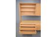 Vintage light oak sideboard with 2 tiers designed 1949 by Hans Wegner model RY20